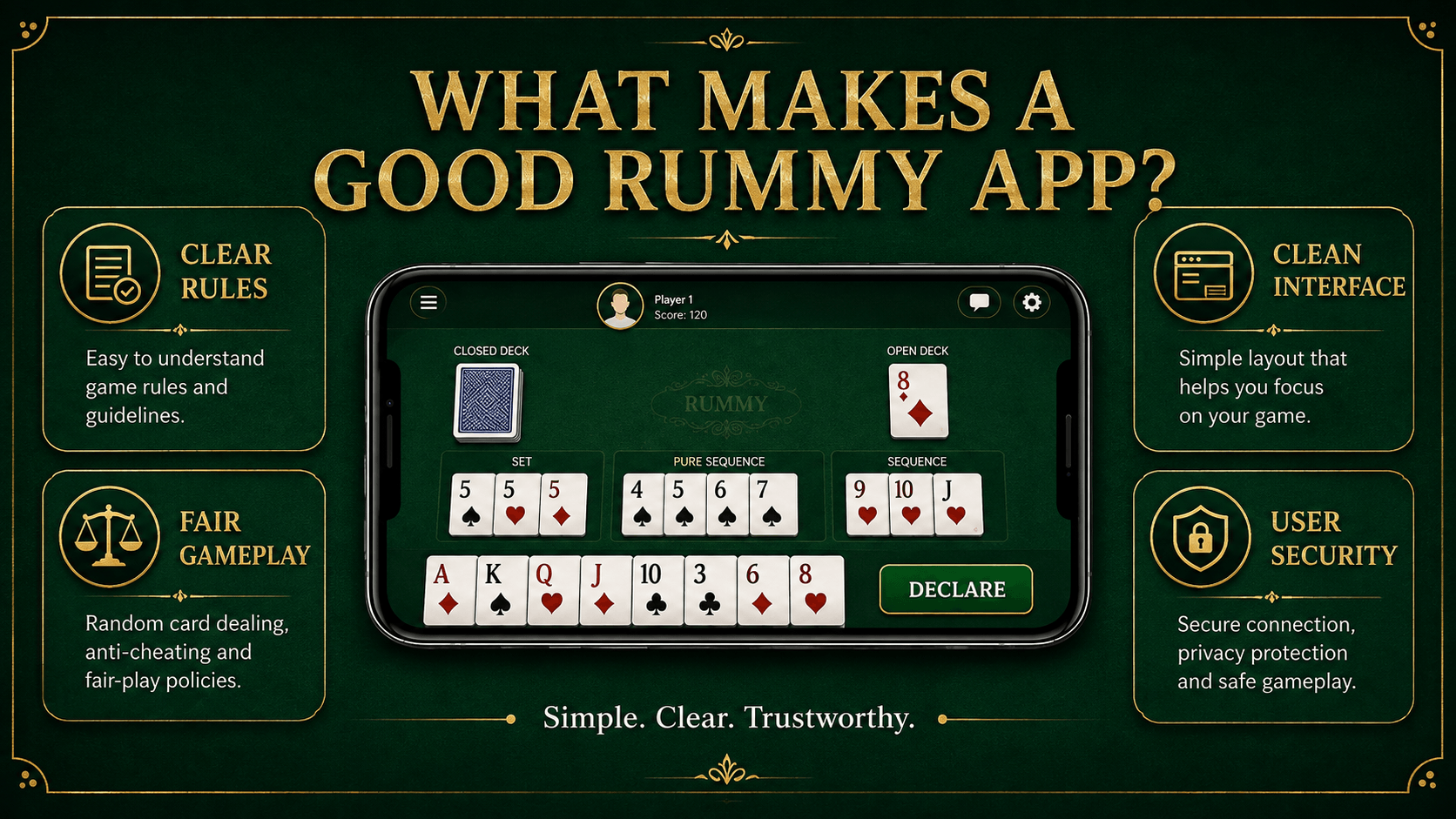 Important features of a good Rummy app