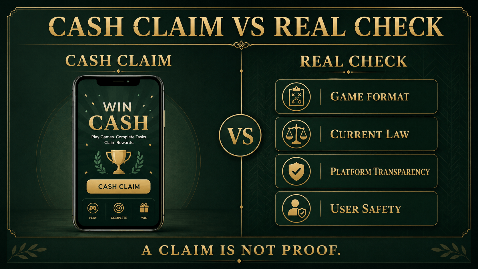 Cash Rummy Claim vs Real Safety Check How to evaluate cash winning claims in online Rummy