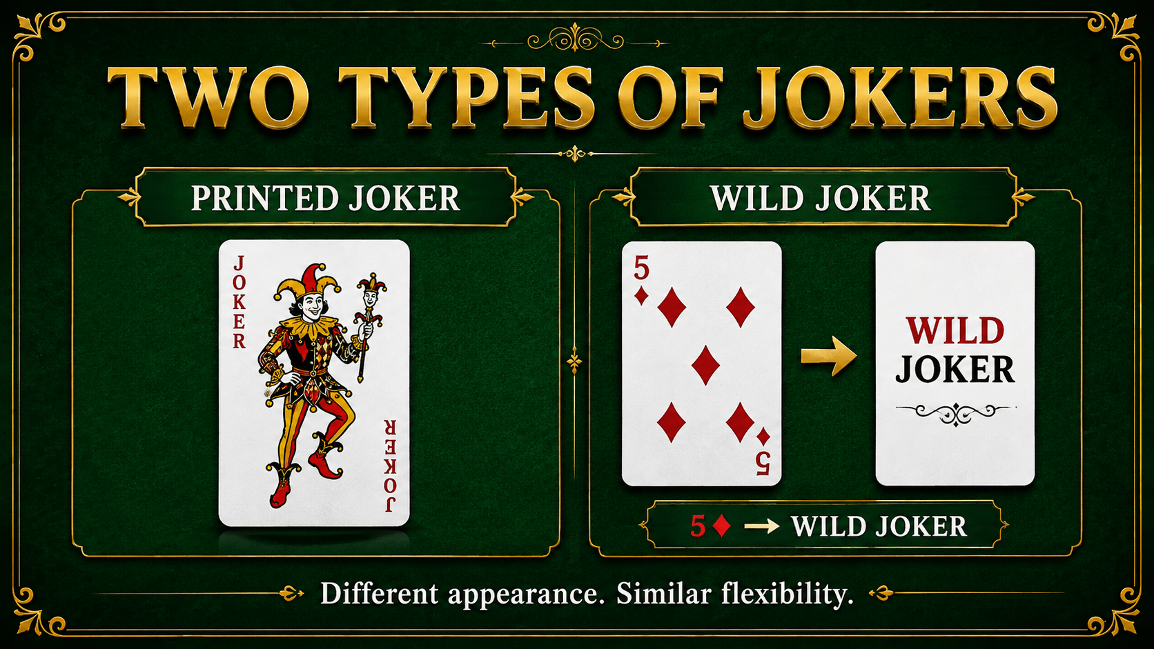 Printed Joker vs Wild Joker in Rummy Printed Joker and wild Joker in Indian Rummy