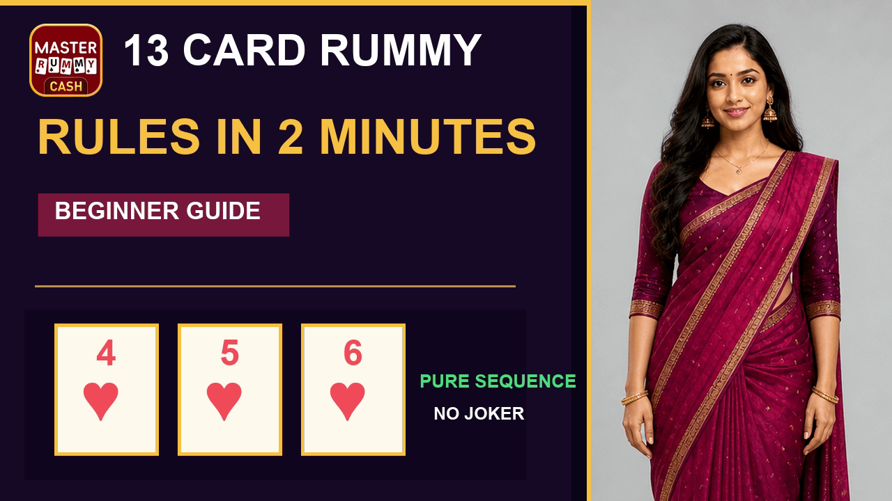 How to Play 13 Card Rummy – Beginner Rules video thumbnail